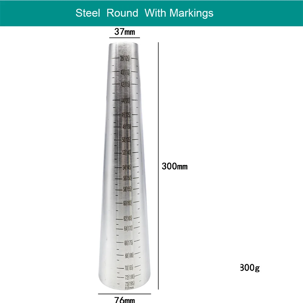 Jeweler Oval/Round Bracelet Mandrel Tapered Steel Brass Metal Shape Forming Wire Wrap Bracelet Tool