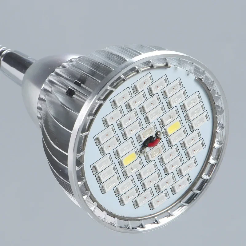 Flower and Vegetable Indoor Plant Light Full Spectrum LED Plant Growth Light, Integrated Multi-Head Succulent Fill Light