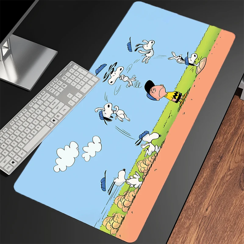 لوحة ماوس N on-Slip Anime Snoopy طاولة مطاطية كبيرة ألعاب مكتبية حصيرة لوحة مفاتيح الكمبيوتر ملحقات ألعاب الكمبيوتر لوحة ماوس السجاد #2