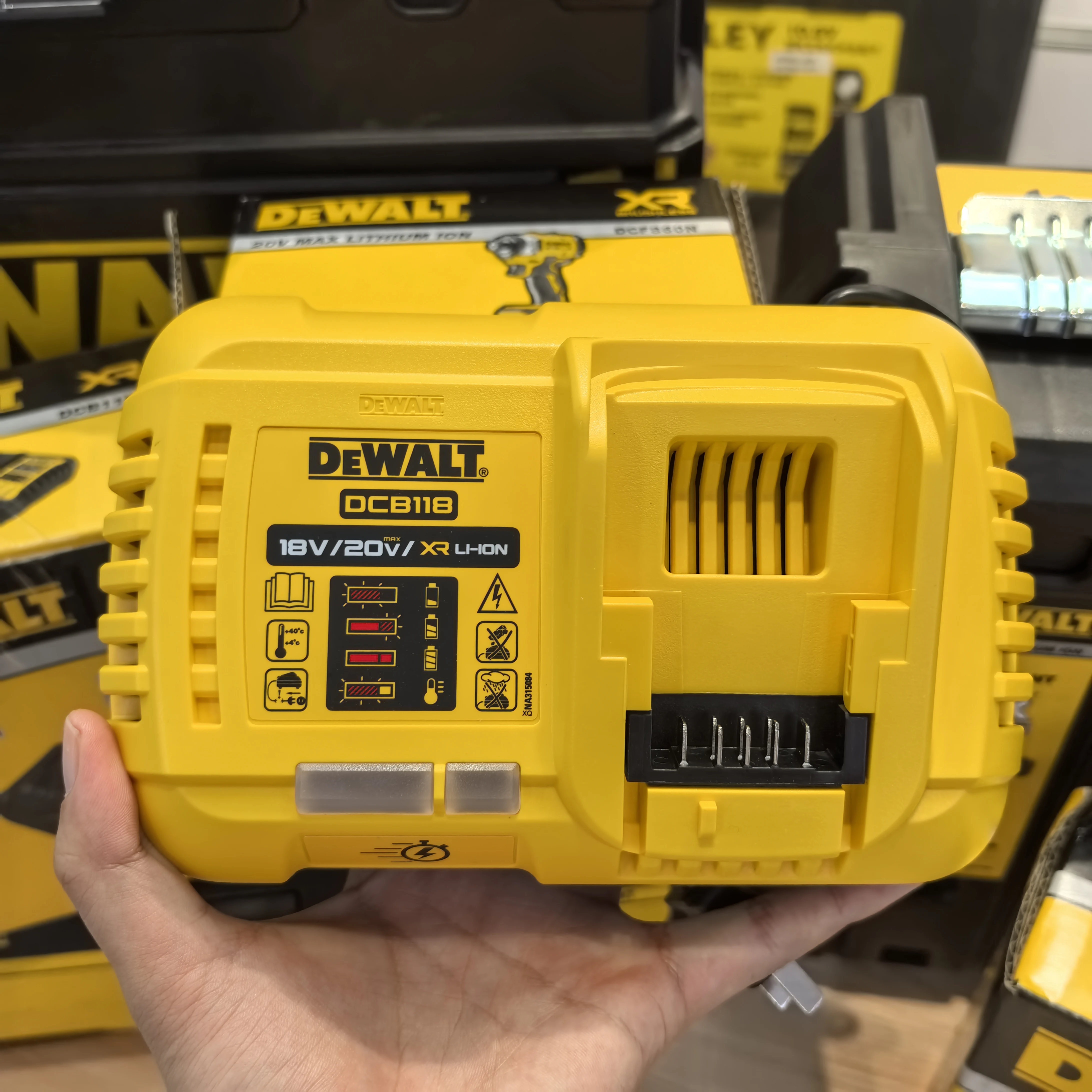 Dewalt Dcb118 Snellader 18V 20V 60V Max Opladen Snellader Voor Dewalt 18V 20V 60V Lithium Batterij