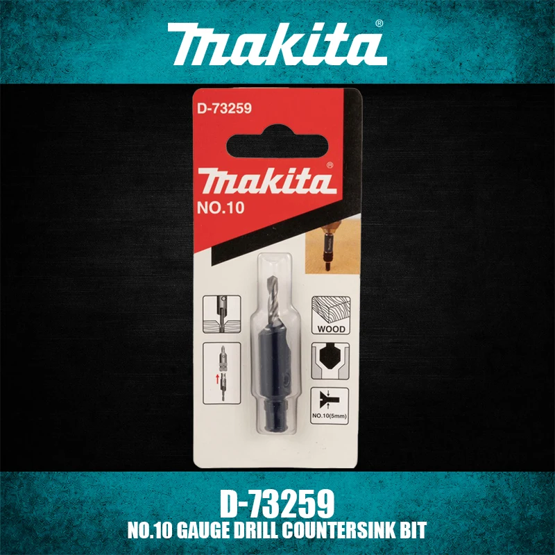 Makita D-73209 D-73215 D-73221 Gauge Drill Countersink Drive Bit D-73237 D-73243 D-73259 Gauge Drill Countersink Bit Word Bit