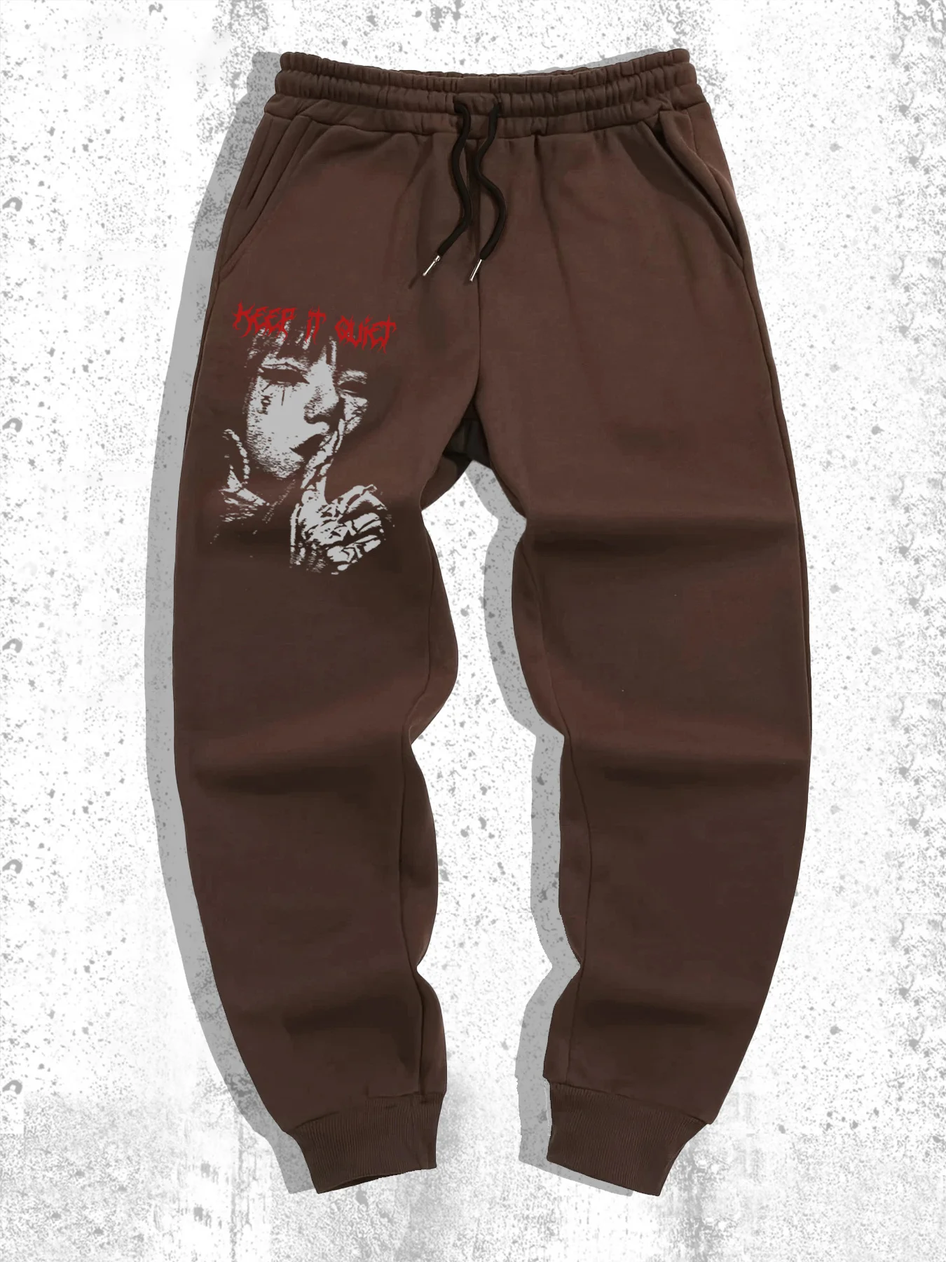 New Autumn/Winter Halloween Style Gothic Character Print Men's Casual Jogging Pants, Casual Sports Pants