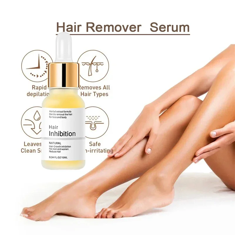 

Permanent Hair Inhibition Serum Painless Hair Remover Armpit Woman Legs Arms Inhibiting Hair Growth Inhibitor Depilatory Care