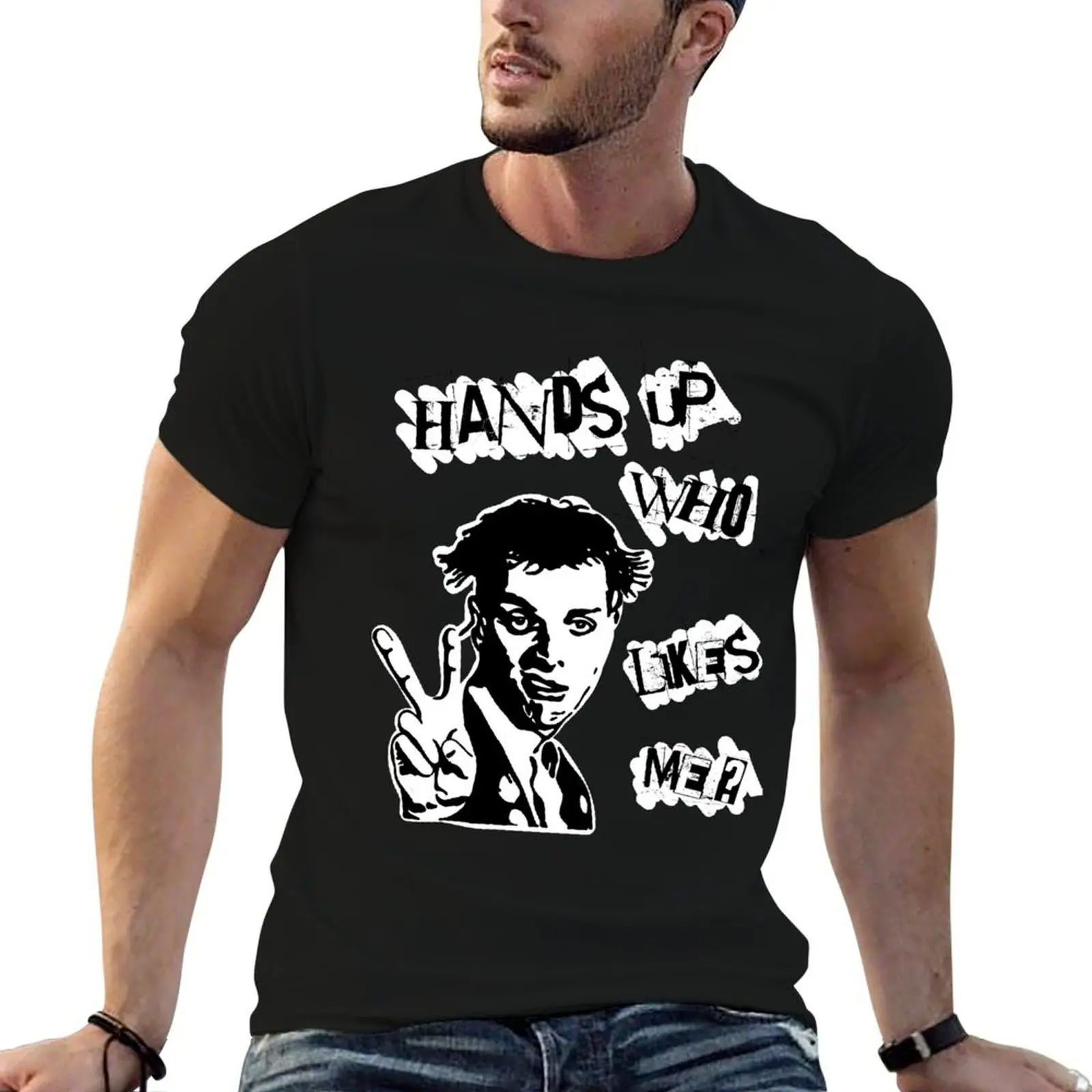 

Rik Mayall - The Young Ones T-Shirt man t shirt designer t shirts with prints t shirt man cotton T-shirt