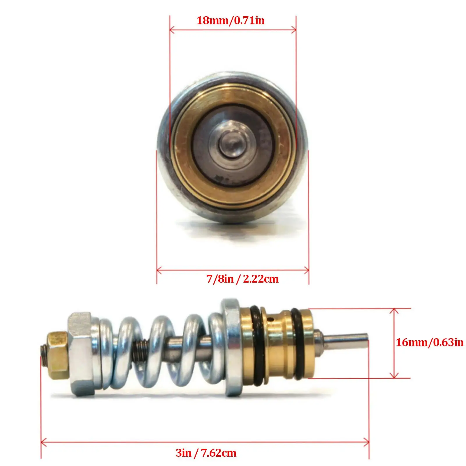 Unloader Valve Assembly 309515003 High Strength Replacement for /Troy Bilt Pressure Washer Pump Unloader Valve