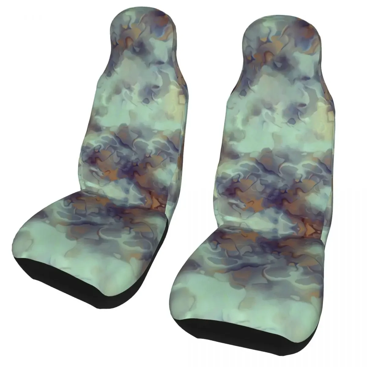 Marbling Tie Dye Colorful Universal Car Seat Cover Four Seasons AUTOYOUTH Geometric Seat Cushion/Cover Polyester Hunting