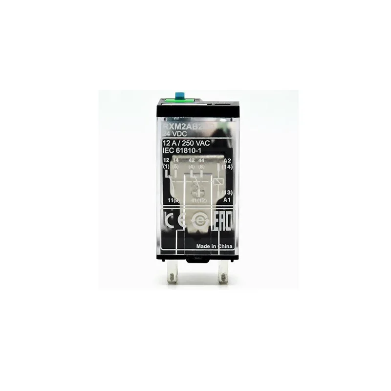 Original RXM2AB2BD small electromagnetic intermediate relay 8-pin 12A DC24V two open and two close RXM2AB2BD