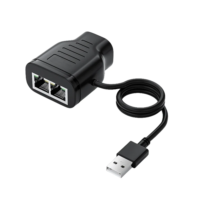 

Сетевой адаптер C9-2-в-1, совместное использование сто мегабитной сети RJ45, многофункциональный сетевой разветвитель «один два», простая установка