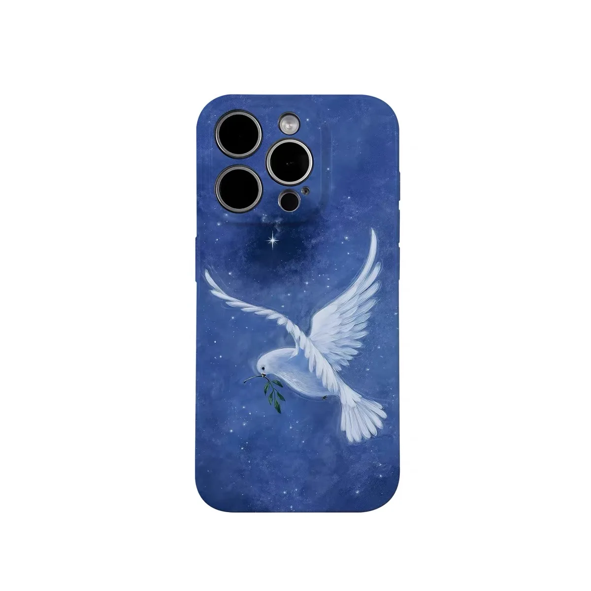 

Ins Korean Dreamy Blue Peace Dove Case for IPHONE 17 16 ProMax 15 14 Plus 13 12 MINI 11 PRO 16Plus XR XS MAX Acrylic Phone Cover