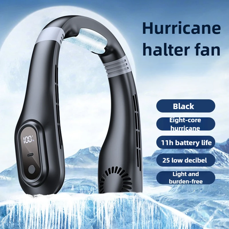 

Новый портативный шейный вентилятор Mini 25, низкие децибелы, компактная зарядка через USB, безлопастная сверхсильная ветровая сила, интерфейс зарядки типа C