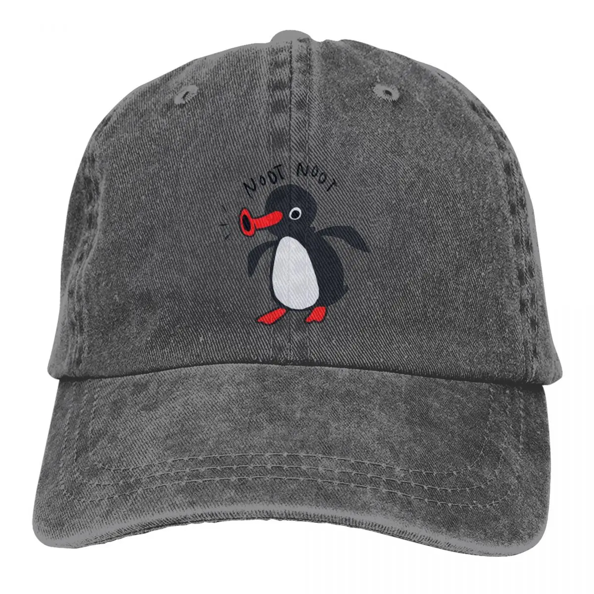 Retro Noot Noot Pingu Baseball Caps Unisex Style Distressed Cotton Snapback Cap Penguin Cartoon Outdoor Running Golf Hats Cap