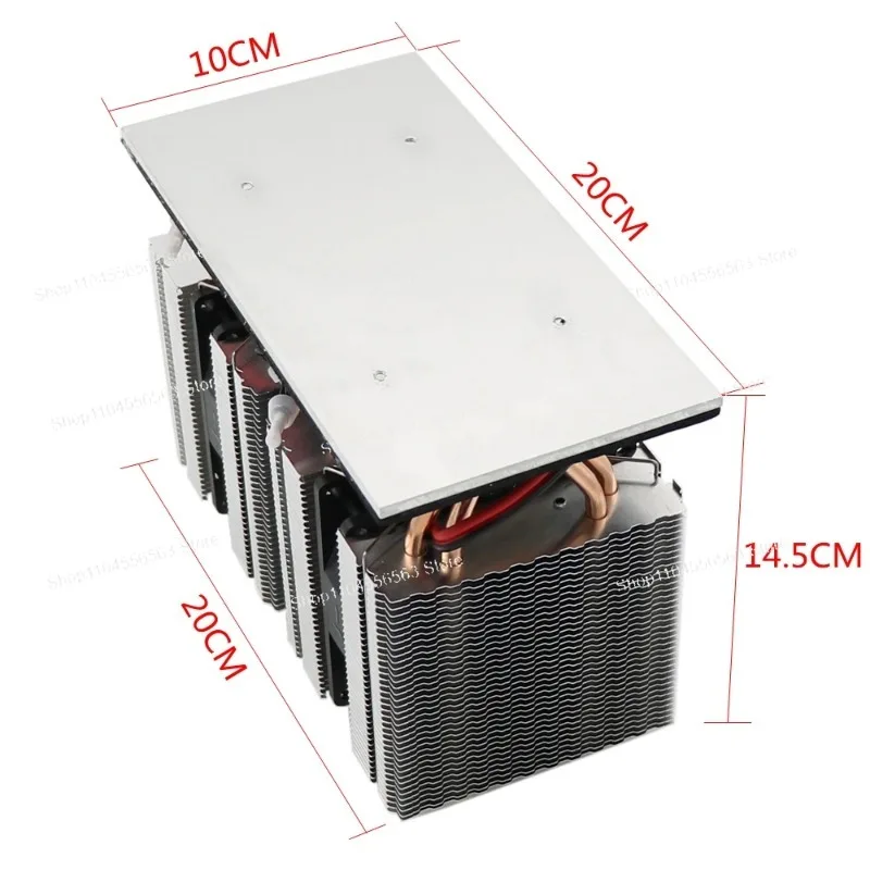 12V High Power Peltier Cooling Kit Thermoelectric Cooler Module for DIY Mini Fridge Ice Box with Heatsink System
