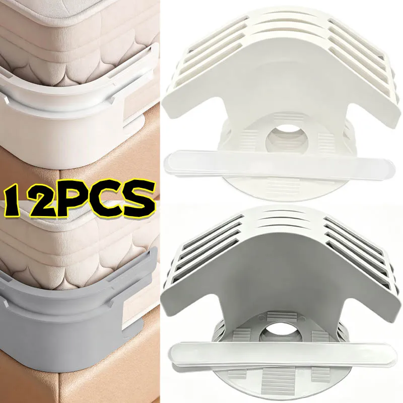 4/12x Anti-shift Bedsheet Corner Fixer Multifunctional Quilt Sheet Non-Slip Holder Fastener Clips Home Bed Protectors Supplies