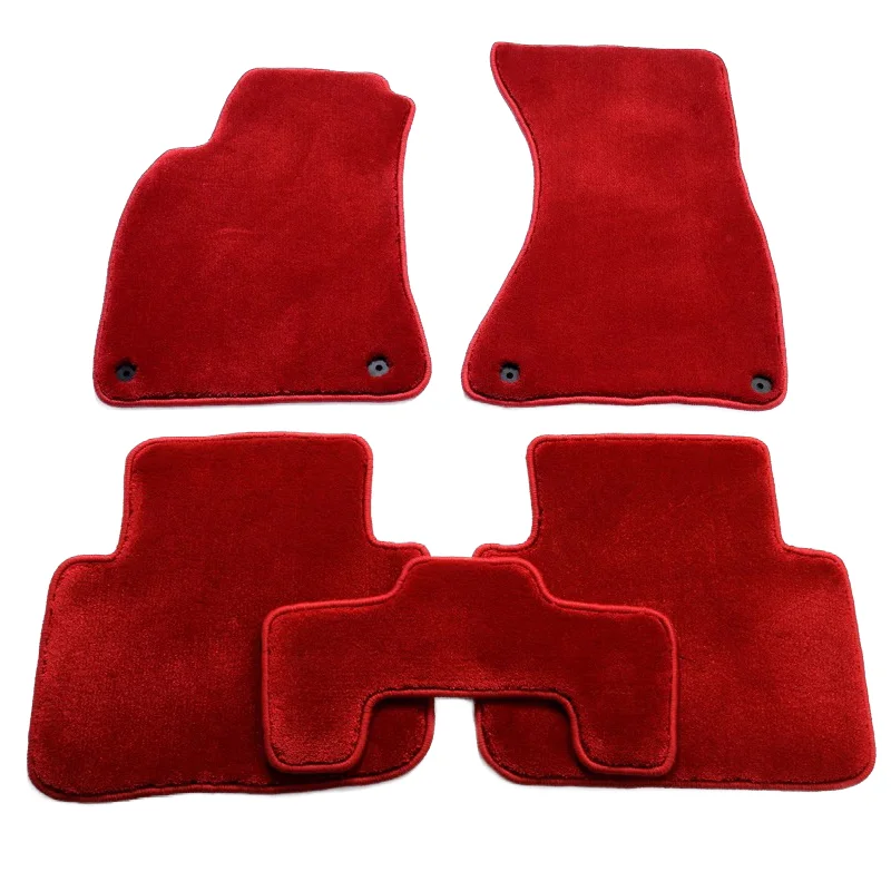 Dream Car  4-Piece Auto Velour Textile Floor Mats Set Original Plush Nylon Foot Carpet For Benz Class W176 W169 C 3D X1