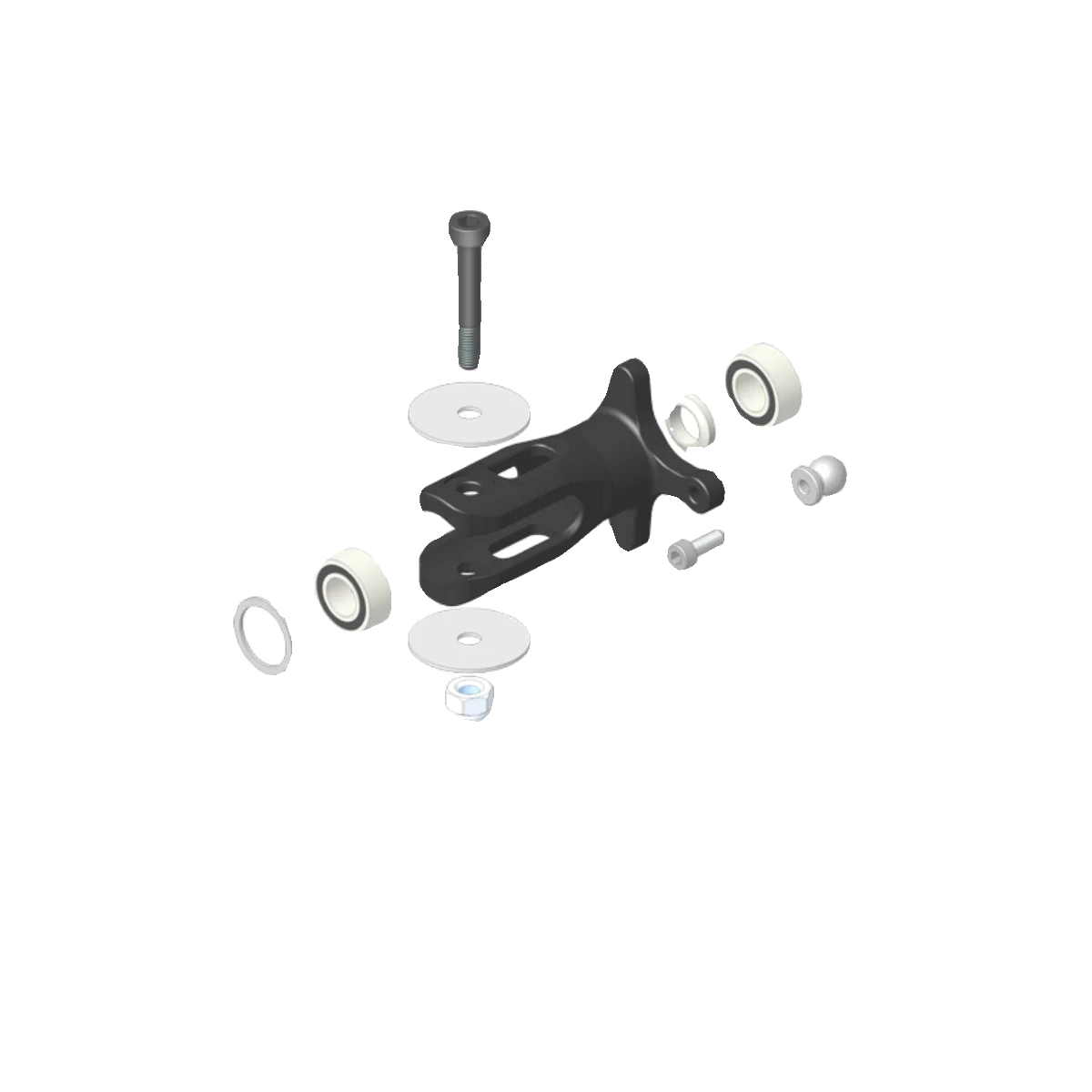 GOOSKY RS7 RC Model Helicopter Spare Parts Tail Rotor Clip Group