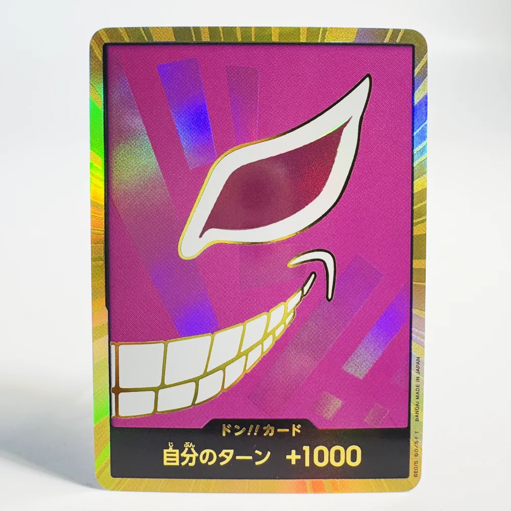 5 pezzi in un unico pezzo versione giapponese in oro DON!!! Carte da collezione The Best PRB-01 Zoro Ace FOIL NM Rifrazione Flash Toy Regali