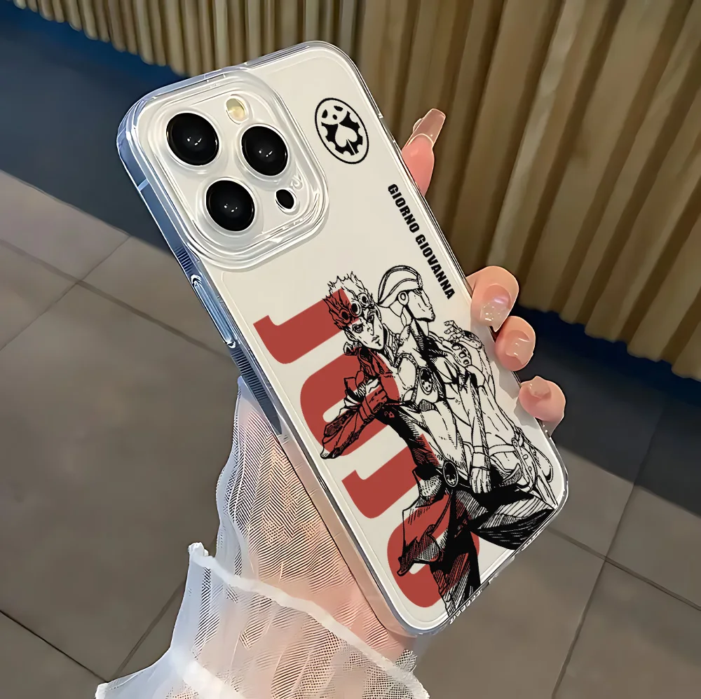 Чехол для телефона JoJo's Bizarre Adventure для Xiaomi Redmi Note K60 13 12 12C 11 10 10C 13C 10X 9 K50 9T Pro Plus Ultra 4G 5G Прозрачный