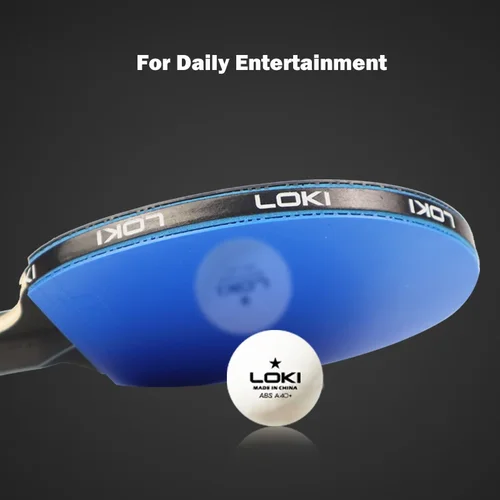 Imagen 2 del producto Juego de raquetas de tenis de mesa LOKI K5000, 2 uds., raquetas de Ping Pong para entretenimiento en el hogar con goma de Ping Pong de Color azul