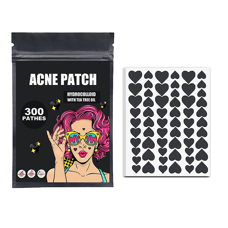 300/600/1200 PCS/SET Heart Pimple Patch Acne Colorful Invisible Acne Removal Skin Care Stickers Concealer Face Spot Beauty