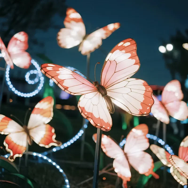 Design Animal or Butterfly Lantern Chinese Novelties Silk Lanterns Handmade Durable Christmas Birthday Party Supplies
