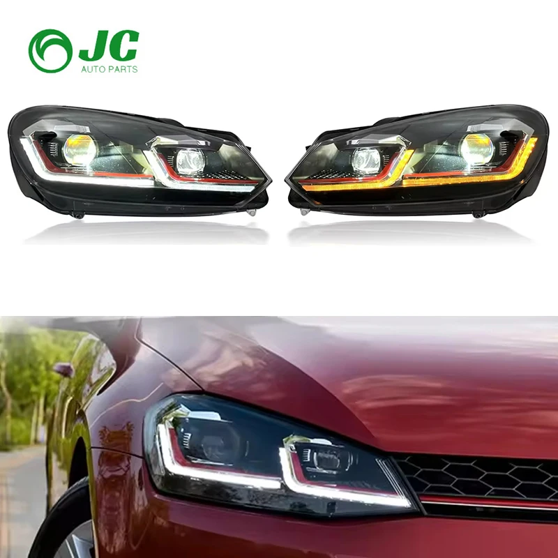 

Car Styling Head Lamp for VW Golf 6 Headlights 2009-2012 Golf 6 LED Headlight – Upgrade from Halogen