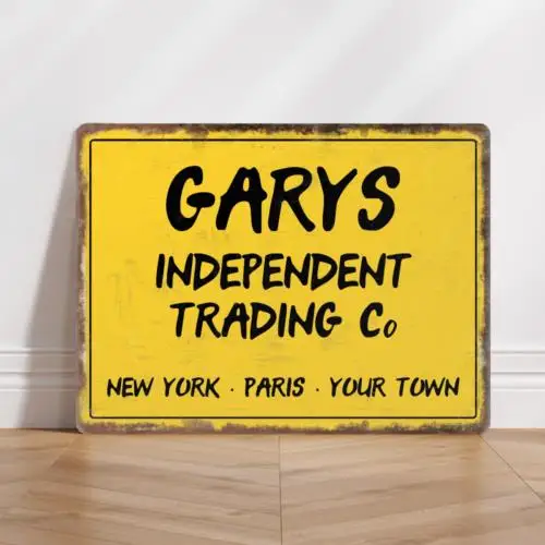 Personalised Aluminium Metal Sign Funny Only Fools  Horses Trading Gift