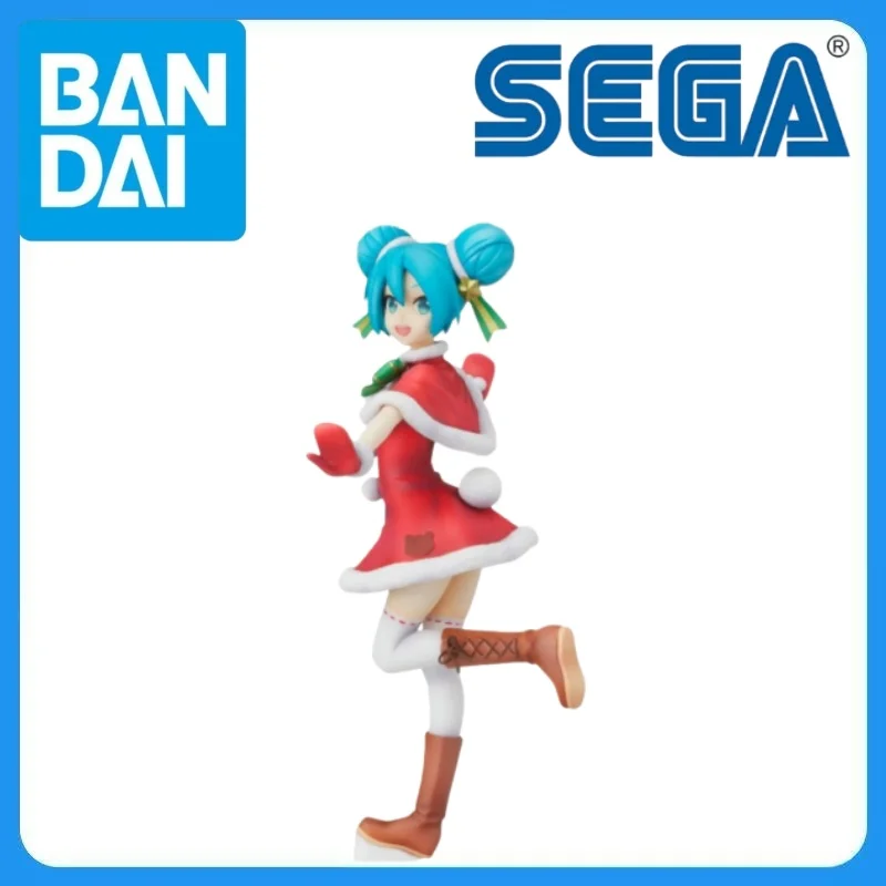 在庫あり-本物のセガ-ボーカロイド-初音ミク-spm-フィギュア-クリスマス-2021-かわいいアニメフィギュア-ガレージキット-アニメ漫画モデルおもちゃ
