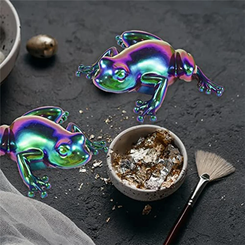 BHBD-2PCS قوالب الراتنج على شكل الضفادع لتقوم بها بنفسك غراء كريستال الحلي الحيوانية الصغيرة لصب الايبوكسي #3