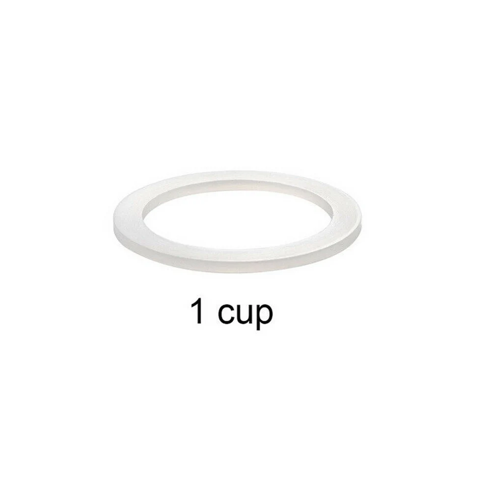 Sello de junta de olla Moka para café Espresso, anillo de goma de silicona superior, reemplazo Flexible, utensilios de café de 1-12 tazas