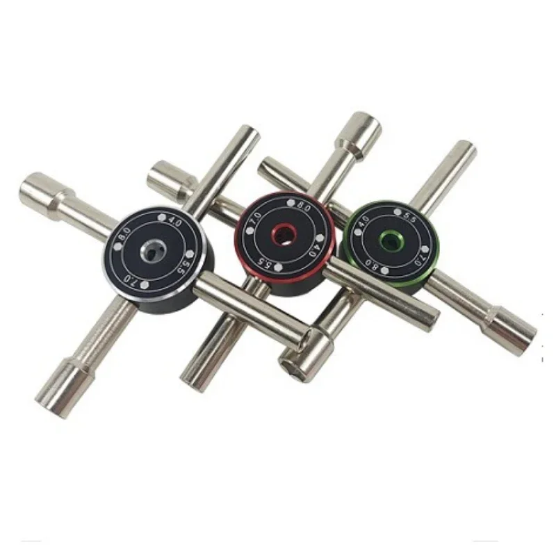 Steel Hexagonal Socket Cross Socket Rc Model Assembly Tool 4.0/5.5/7.0/8.0mm