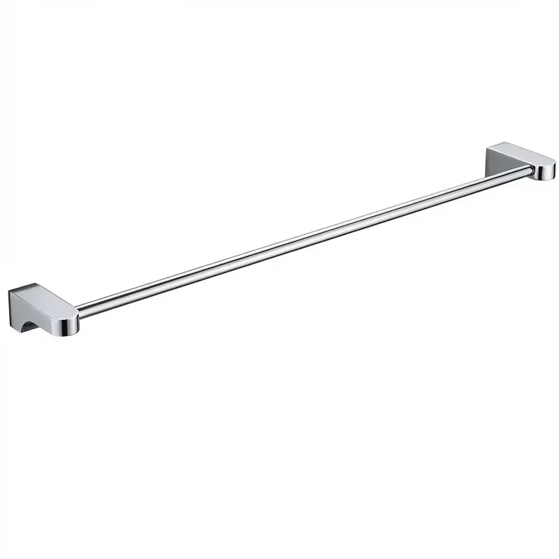 SUS304 Stainless Steel Single Bar Towel Rack Wall Mounted Heavy Duty Mirror Polished Bathroom Accessories