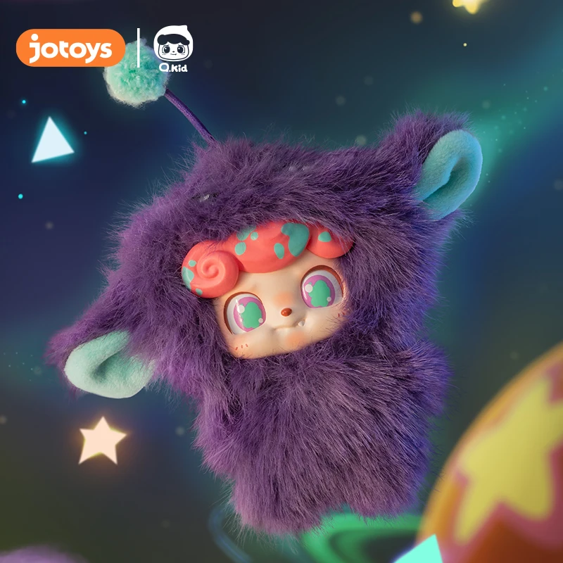 Jotoys Mini Vinyl Plush Pendant Blind Box Wave Club Series Kawaii Figure Toy Face Bag Charm Trendy Gift Girls Kid Collectible