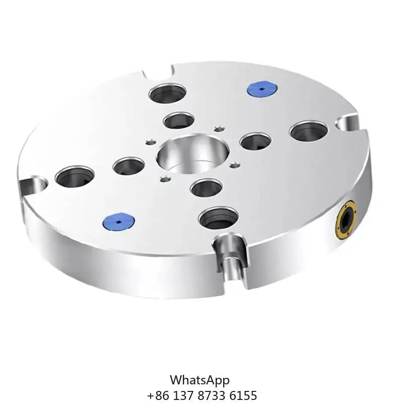 ZPP TO9652-200 Round Robust CNC Base Plate For 5 Axis Vices Workholding Clamping CNC Machining