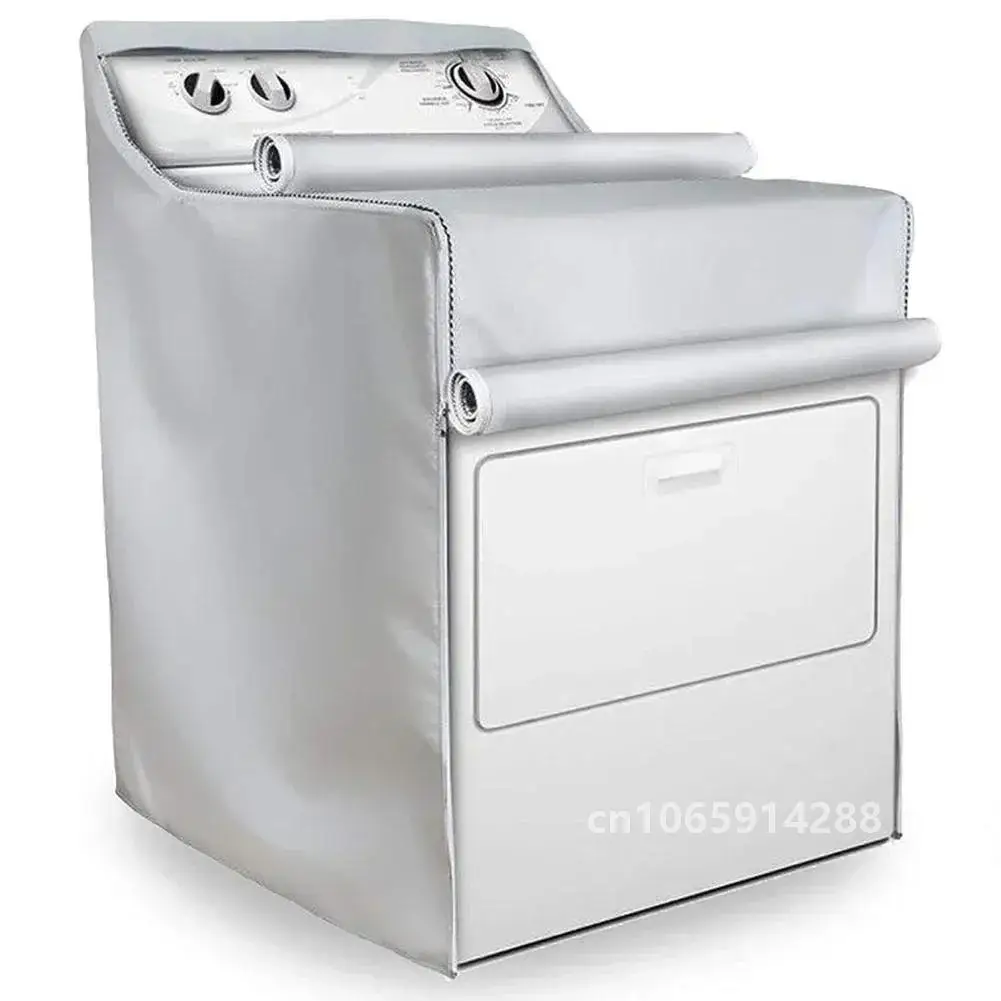 Washing Machine Cover Washer Dryer Cover For Front Loading Machine Waterproof Dust Proof Thicker With Roll Edge