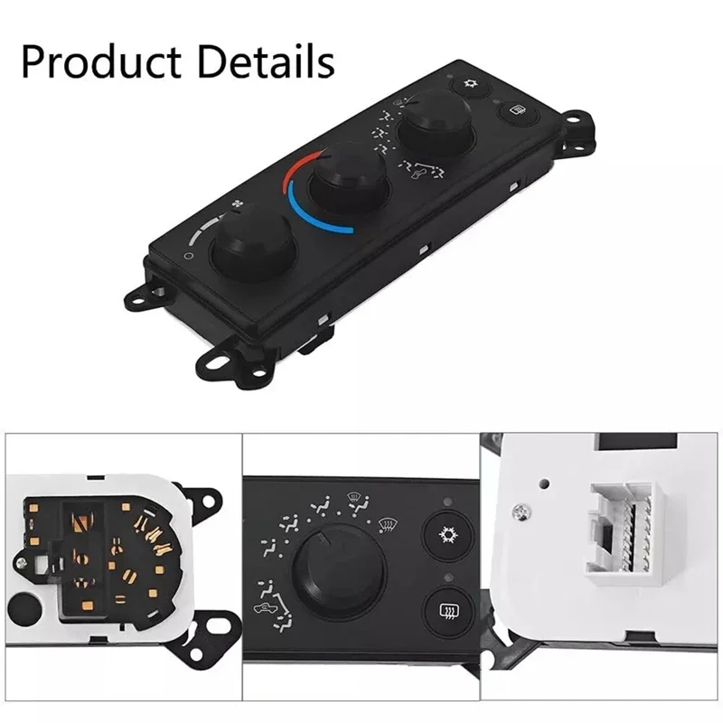 

Car AC Heater Climate Control 55056569AC P55056569AD For Dodge Ram 1500 2500 3500 2006-2008 Temperature Control Module
