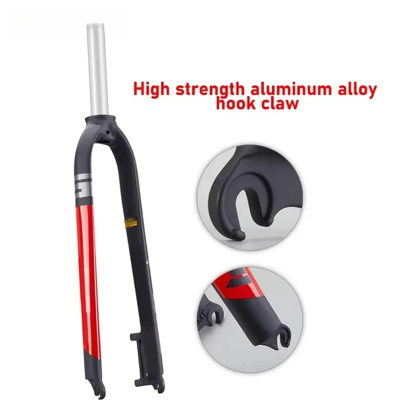 Aluminum Alloy Rigid Front Fork Ultralight High Strength Fit 27.5 Inch MTB Gravel Bike Hard Fork Cycling Parts