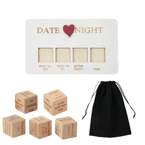 Wooden Date Night Dice Couple Interactive Game Decision Dice For Romantic Date Idea Valentine S Day Gift San ValentíN 2026