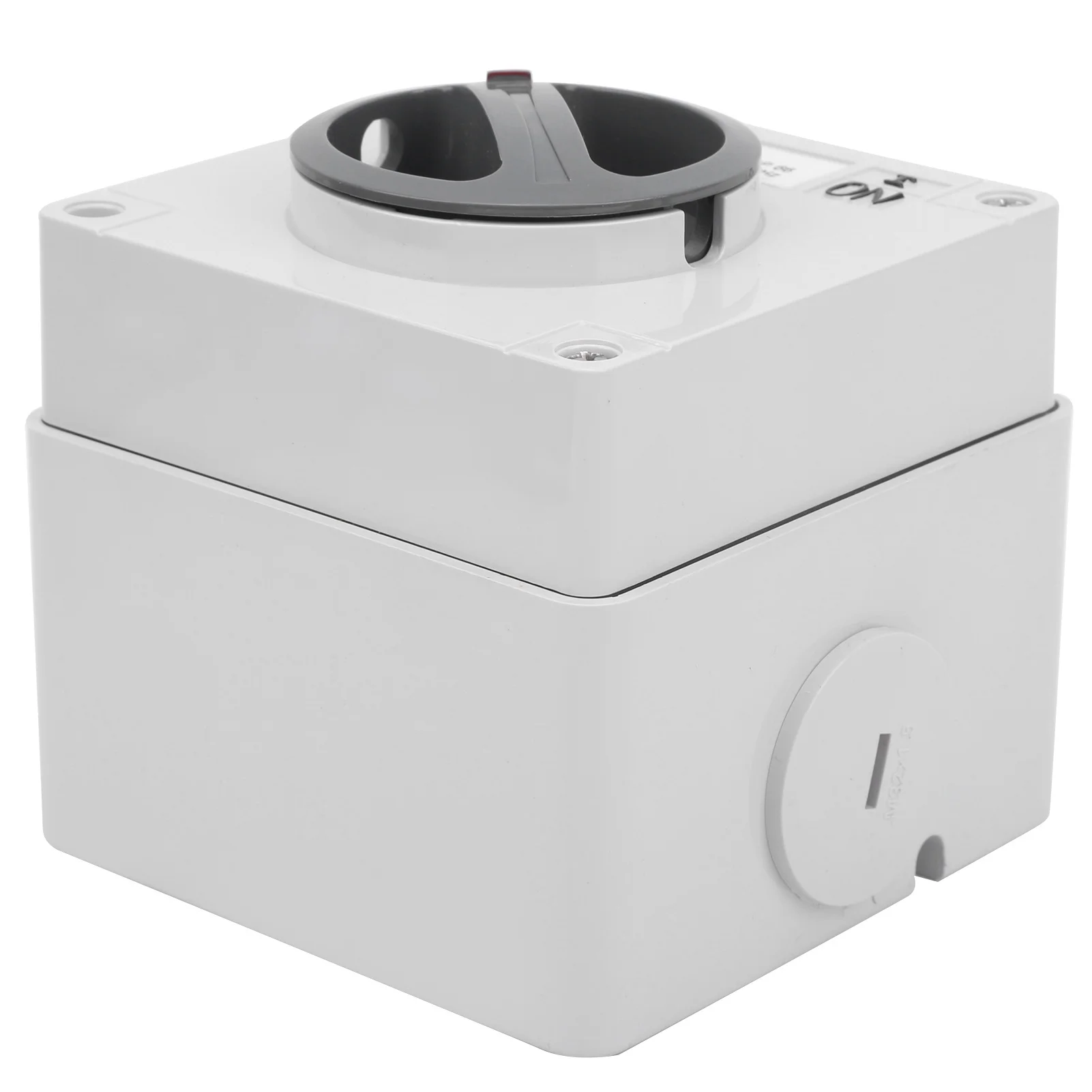 Outdoor Waterproof Switch Socket Dustproof Isolation Rotary OnOff Buttons and Indicators 250V(2P32A )