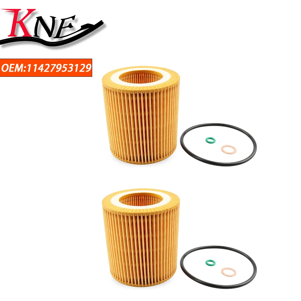 11427953129 11427566327 1pcs/2pcs Oil Filter For BMW E90 F30 E60 E70 F02 F10 F15 F20 F25 325i 330i 528i X1 X3 X5 N52-N55 Engine