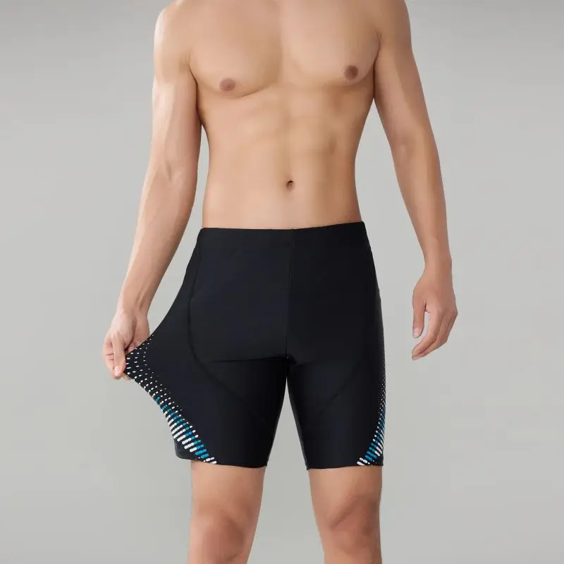 شورت سباحة للرجال سريع الجفاف للغوص وركوب الأمواج رياضي يغطي الرجل ضغط مريح مناسب على الشاطئ ملابس سباحة للتدريب