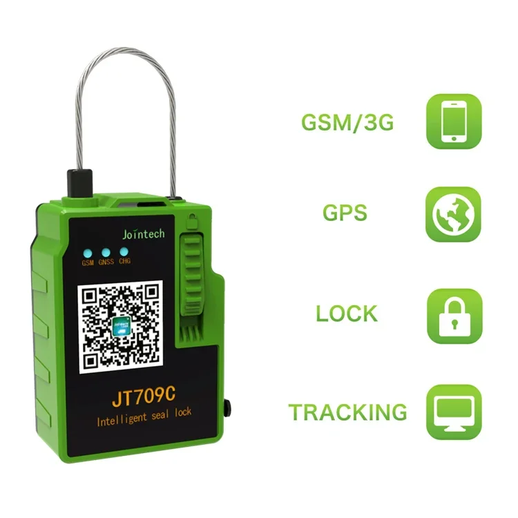 smart gps lock truck e seal vehicle location device cargo security padlock  container tracker software system