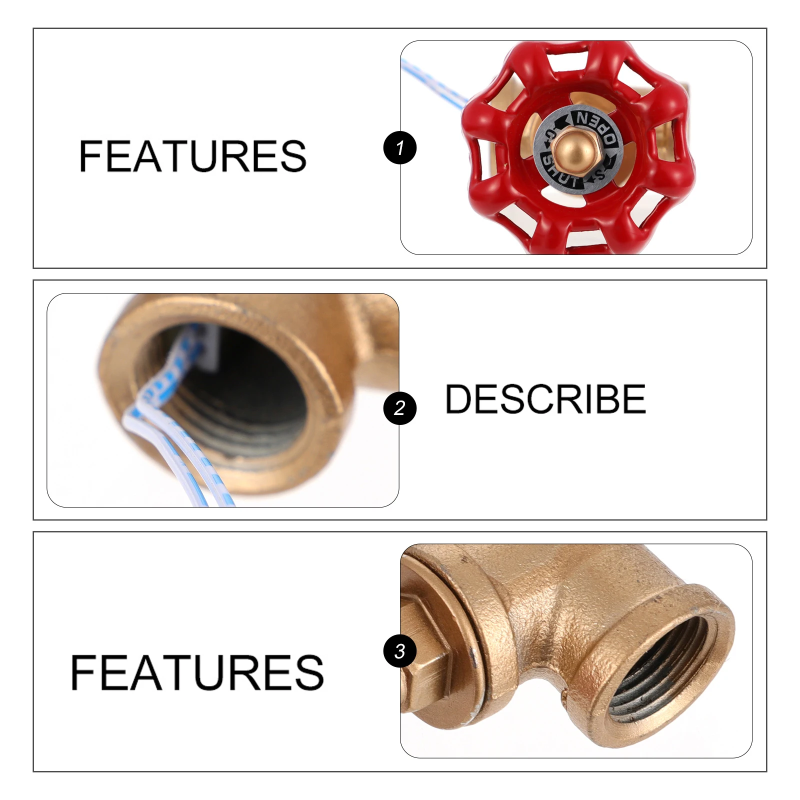 

1Pc Copper Industrial Light Switch Durable Easy Operation Power Switch For Home Garden And Industrial Use