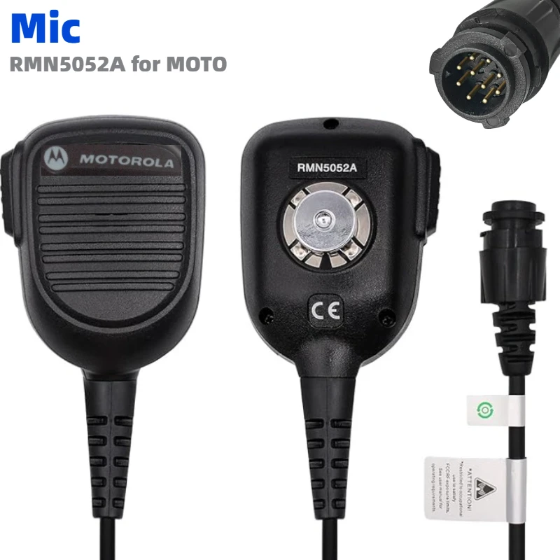 Microfone de microfone portátil PTT para MOTOTRBO, DGM4100, DGM6100, DM3400, DM3601, DM4400, M8220, M8268, M8620, XPR4300, XPR4550, RMN5052A
