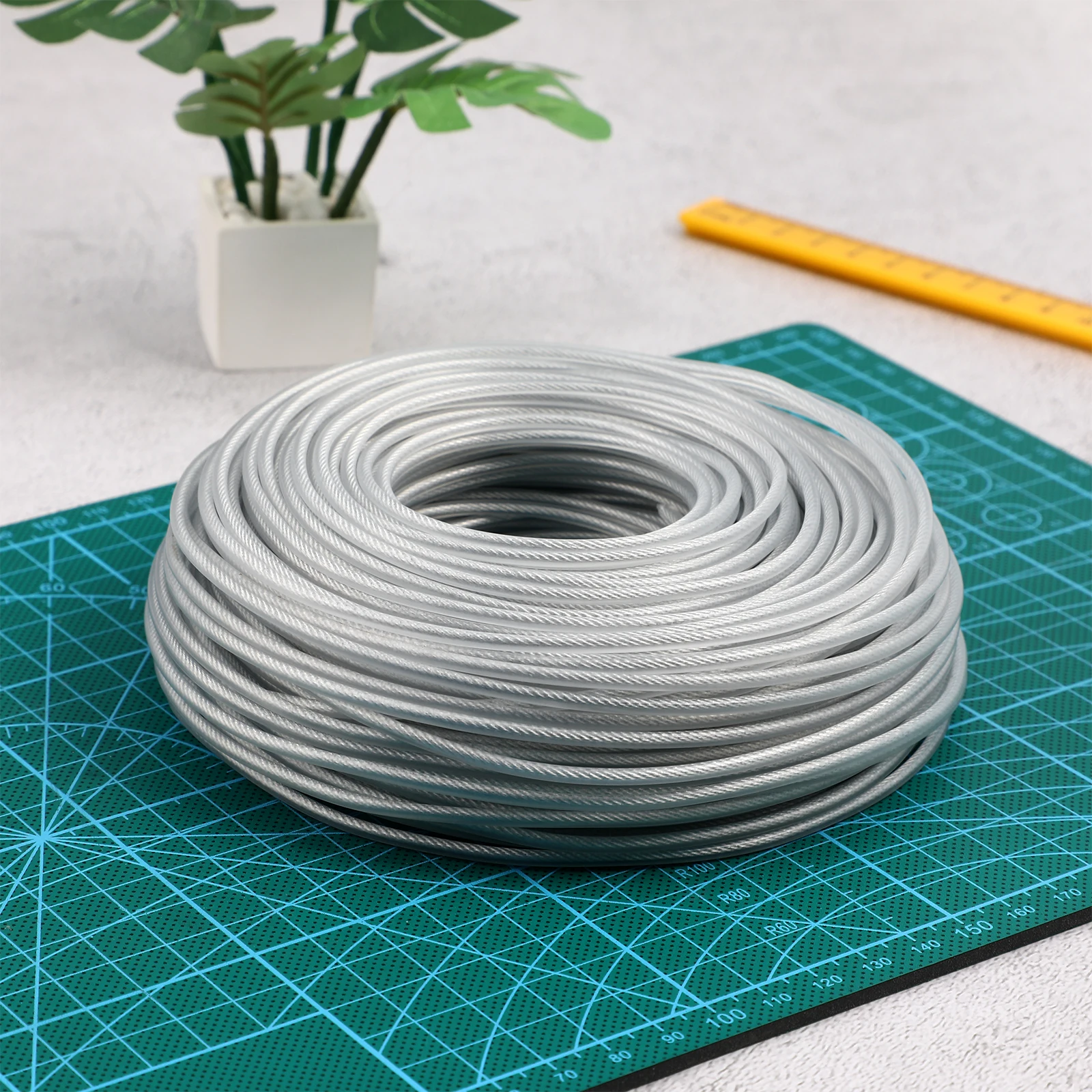 Straw Rope Steel Ribbon Wear-resistant Nylon Trimmer Line for Grass Cutting Tree Branches Mowing Line Garden Tools Accessories