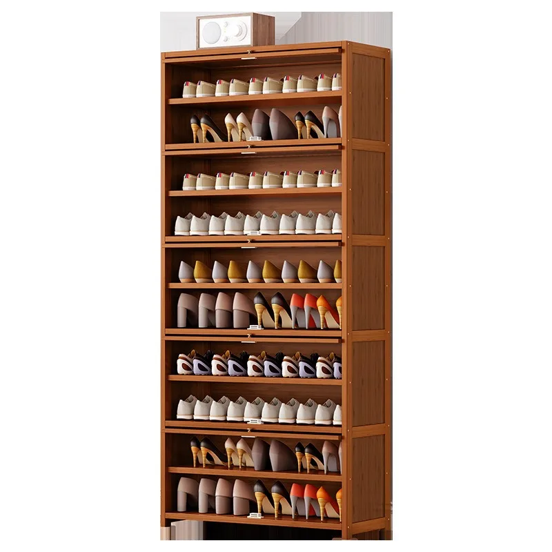 

Hot Selling Modern Style Luxury Bamboo Shoe Storage Cabinet Multi-Function Wooden Furniture for Mall Use