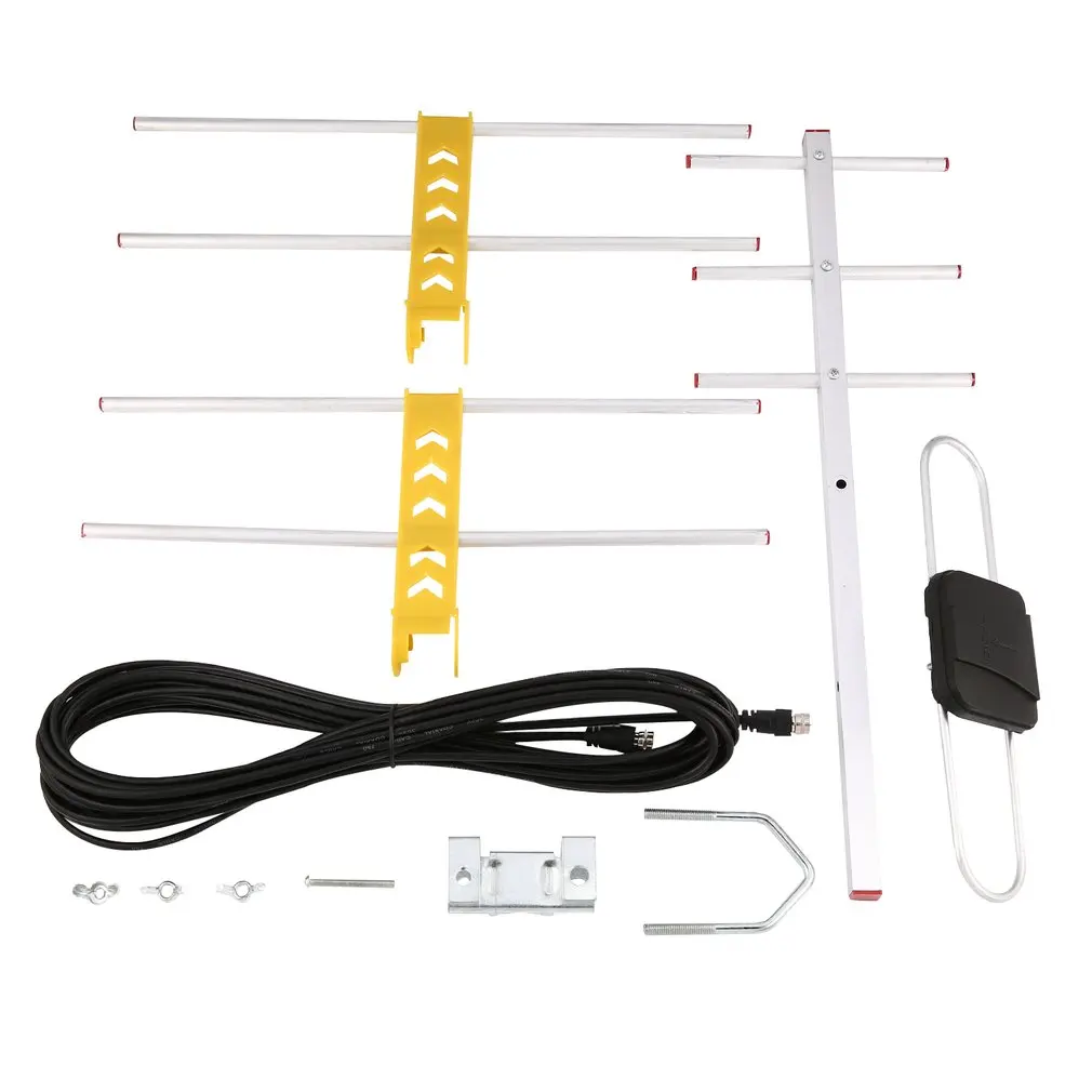 

Outdoor TV Antenna LAN-HD8E HD Digital TV Program Receiver For DVBT2 HDTV ISDBT ATSC High Gain Strong Signal Dropshipping