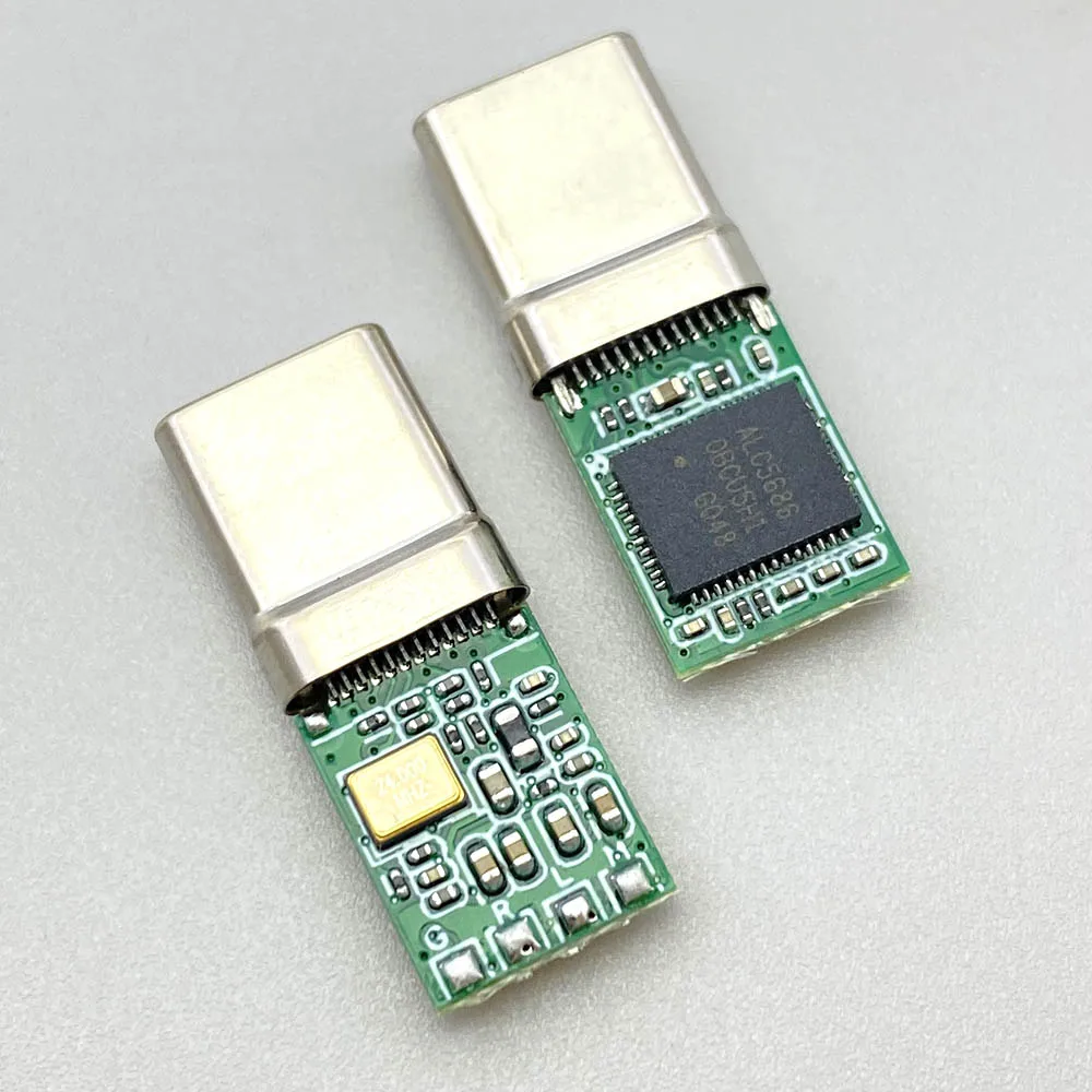 SJ173 Type-C USB-C Male Plug, ALC5686 DAC Decoder Chip,32-bit 384Khz Digital Audio Plug, Fast Charging Connector, DIY Adapter