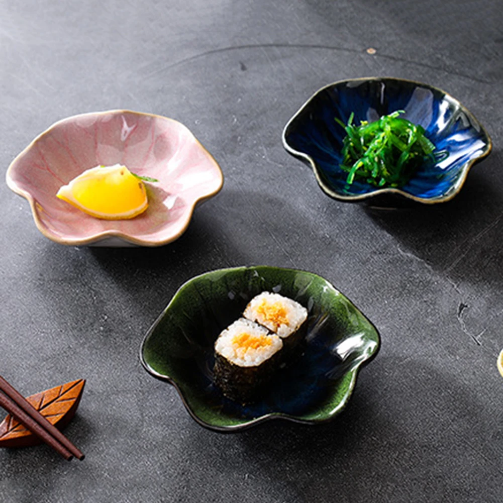 Versatile Ceramic Jewelry Dish For Rings Entryway Key Tray For Table Japanese Ceramic Dipping Bowls Small Round Soy Sauce Dish
