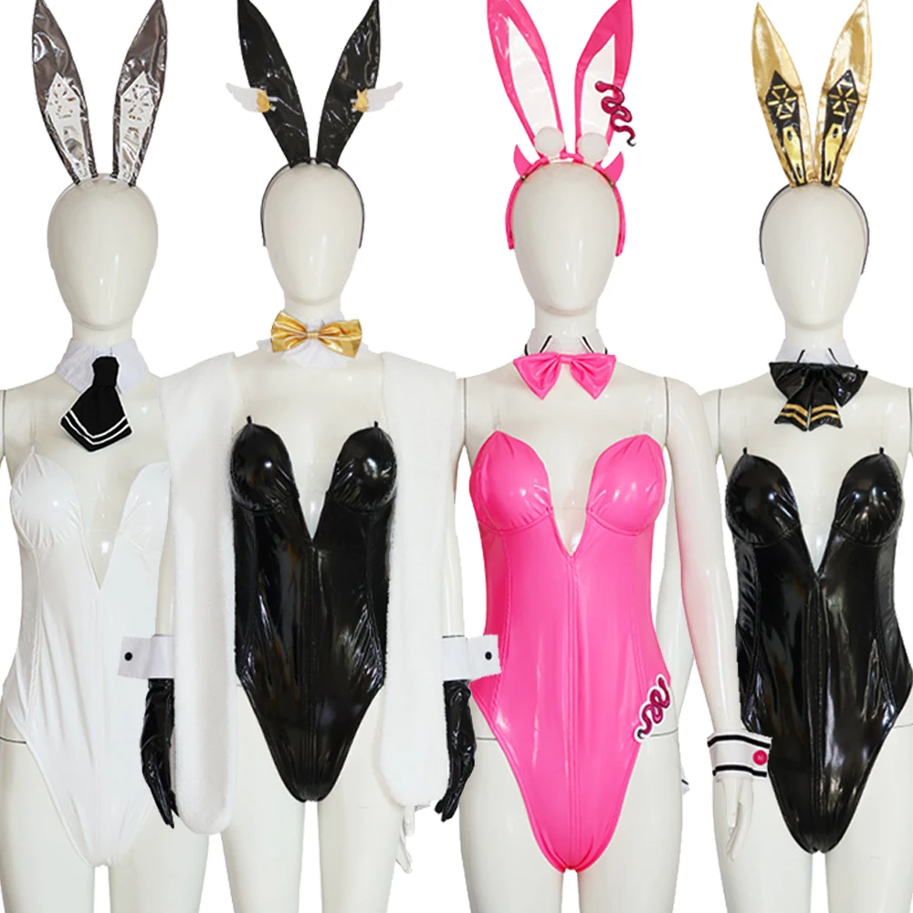 

Костюм для ролевых игр Rupee Blanc для косплея Noir Viper Bunny, боди для девочек, костюмы на Хэллоуин, карнавал, вечерние нарядные наряды