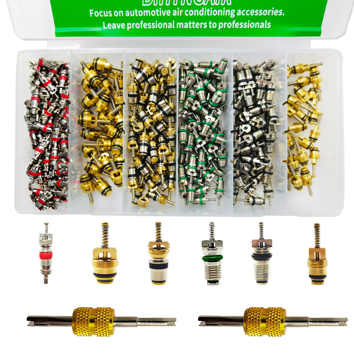 

302 sets of automotive air conditioning valve cores for Fukang Buick, R134aR12 environmentally friendly quick release valve core